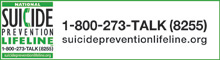 Are you in crisis? Please call 1-800-273-TALK